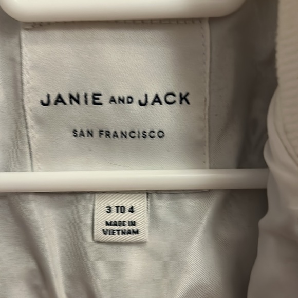 3-4T blue damask bomber. Janie and Jack - Picture 5 of 9